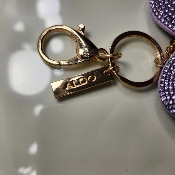 ALDO - Rhinestone Heart Key Charm - Picture 2 of 2